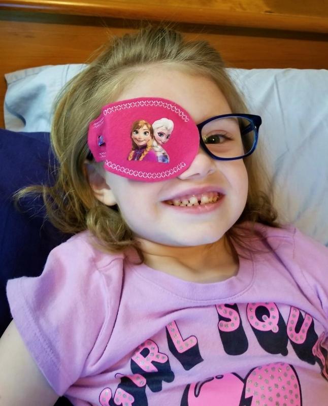 Abigail Loves Her New Patch!