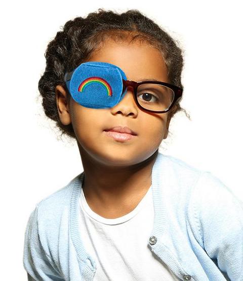 Child Sized Rainbow Eye Patch - Childrens Eye Patch for Glasses