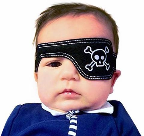 Baby Skull Poggle Eye Patch