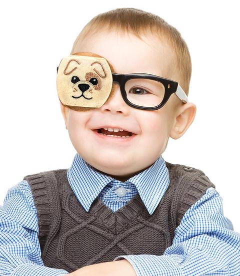 Child Sized Puppy Eye Patch - Childrens Eye Patch for Glasses